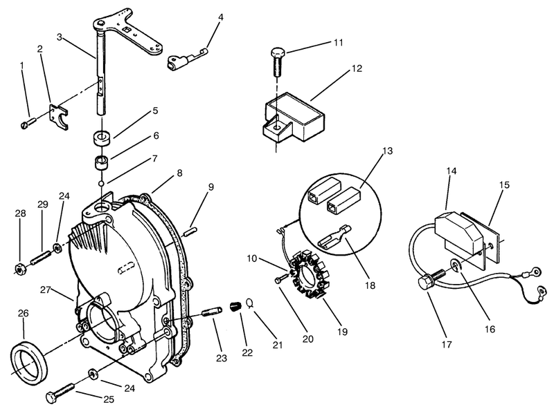 Gear Case and Ignition Controls