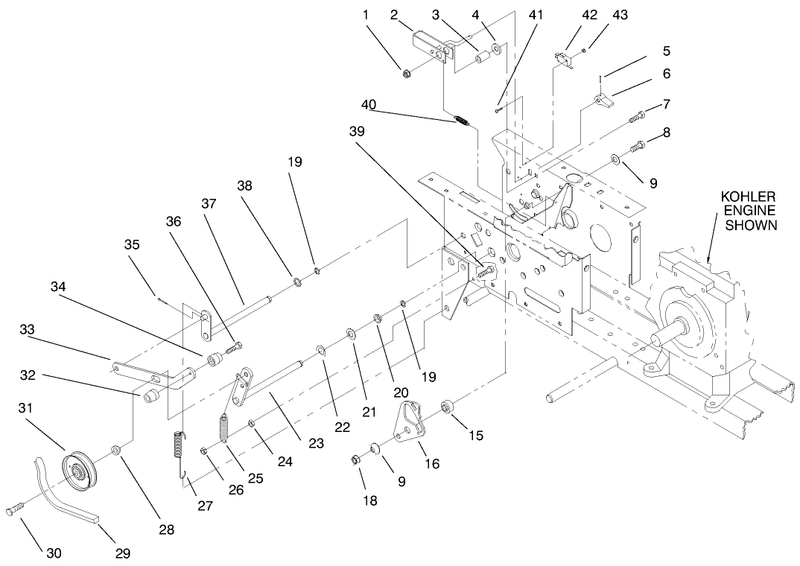 Hydro Drive Parking Brake