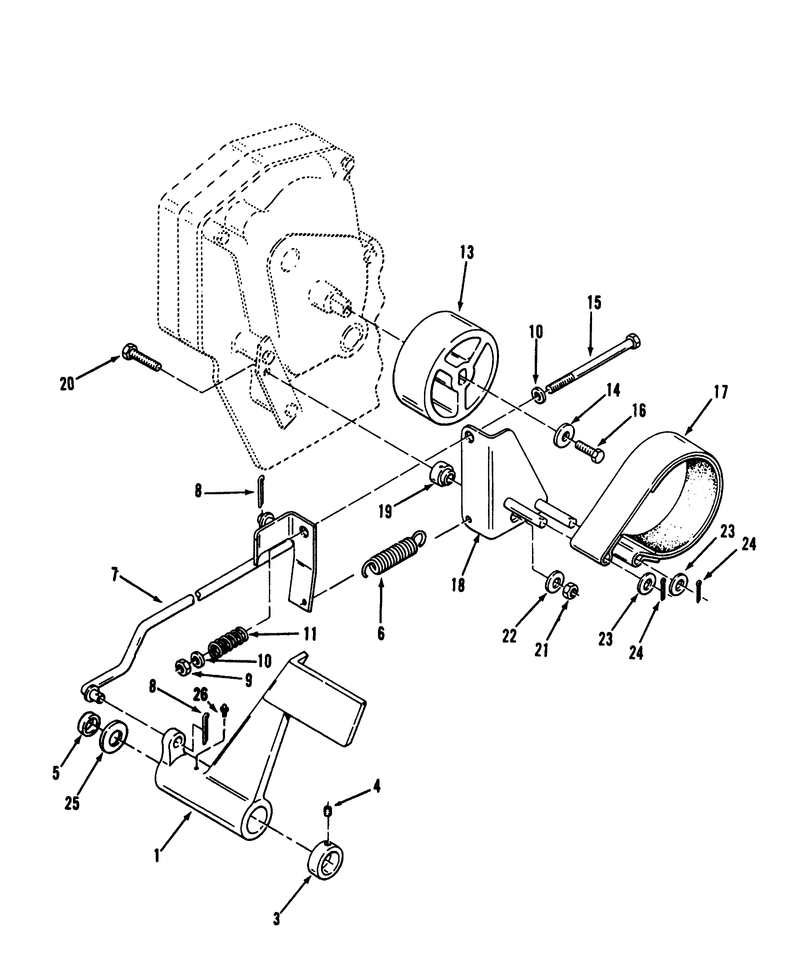 Clutch Brake And Speed Control Linkage