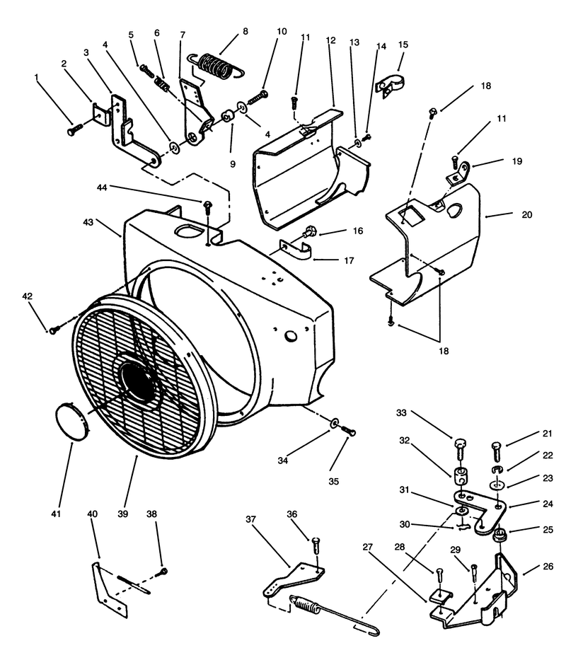 Blower Housing And Governor