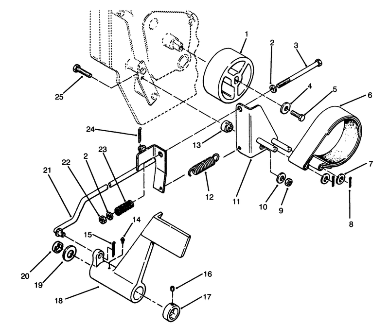 Brake Pedal and Linkage Assembly