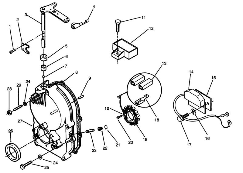Gearcase and Ignition Controls