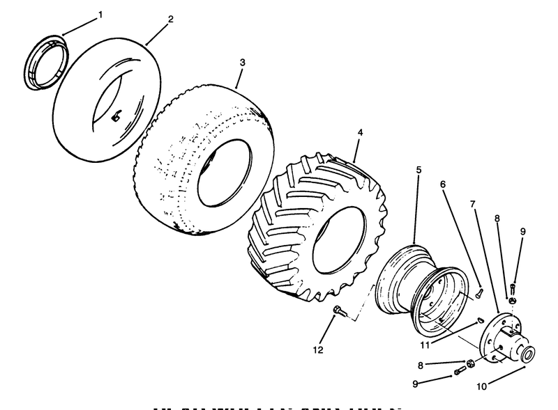 Rear Wheels And Tires
