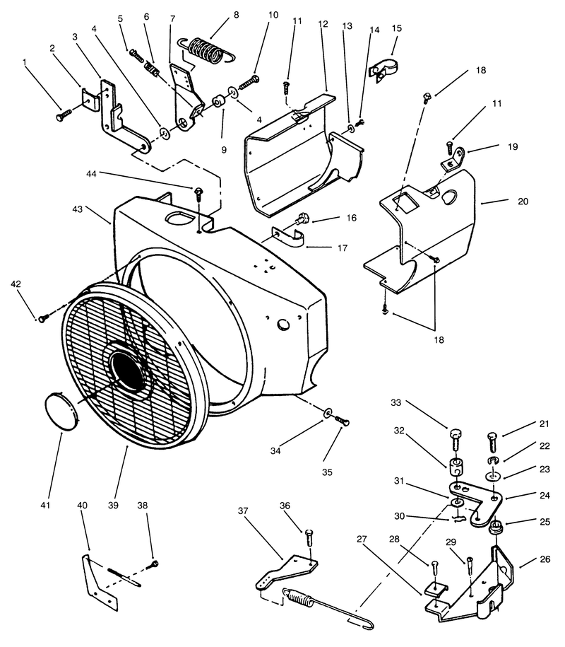 Blower Housing And Governor