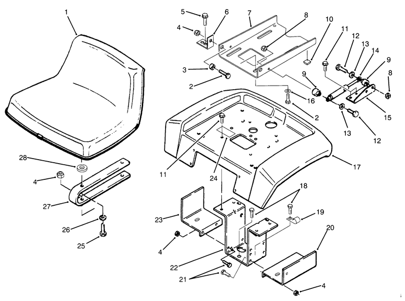 Fender And Seat Assembly