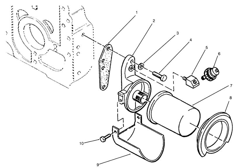 Oil Filter And Low Oil Pressure Cut Off Switch