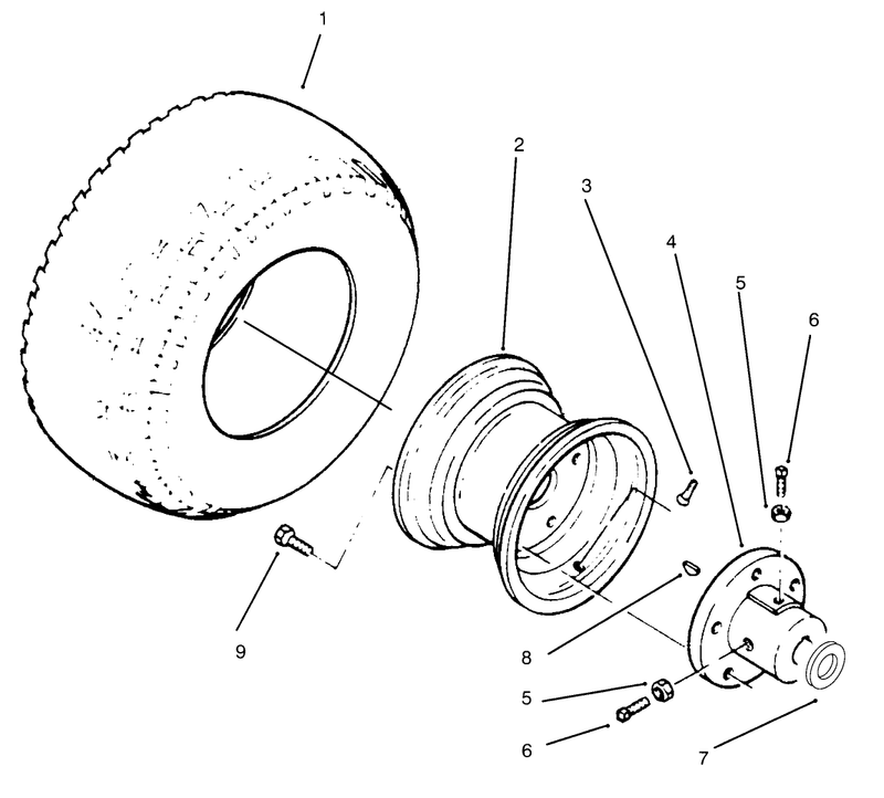 Rear Wheels And Tires