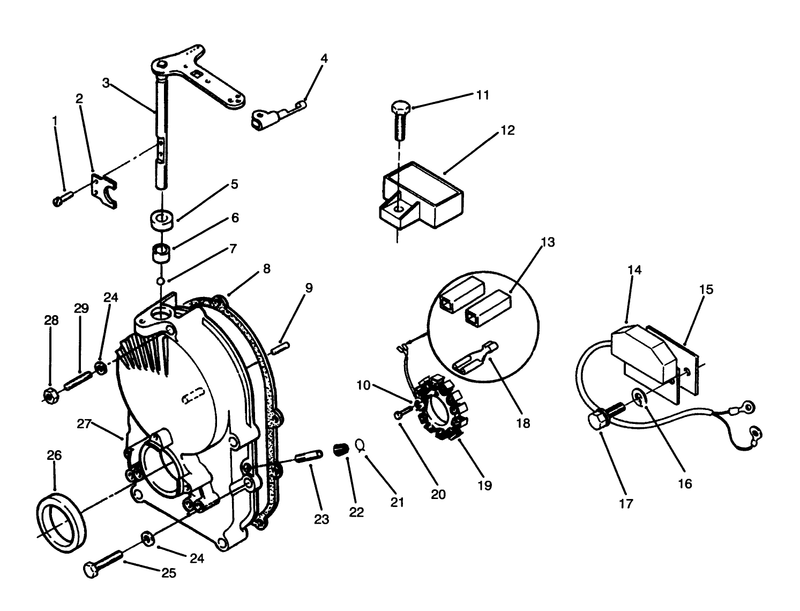 Gearcase and Ignition Controls