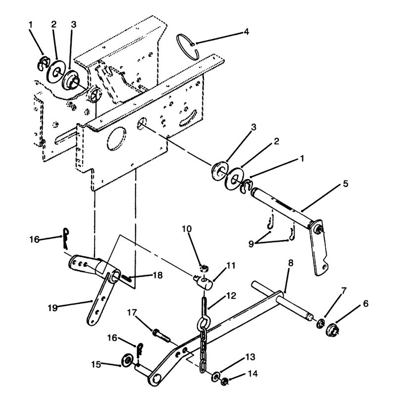 Hydrostatic Lift Linkage