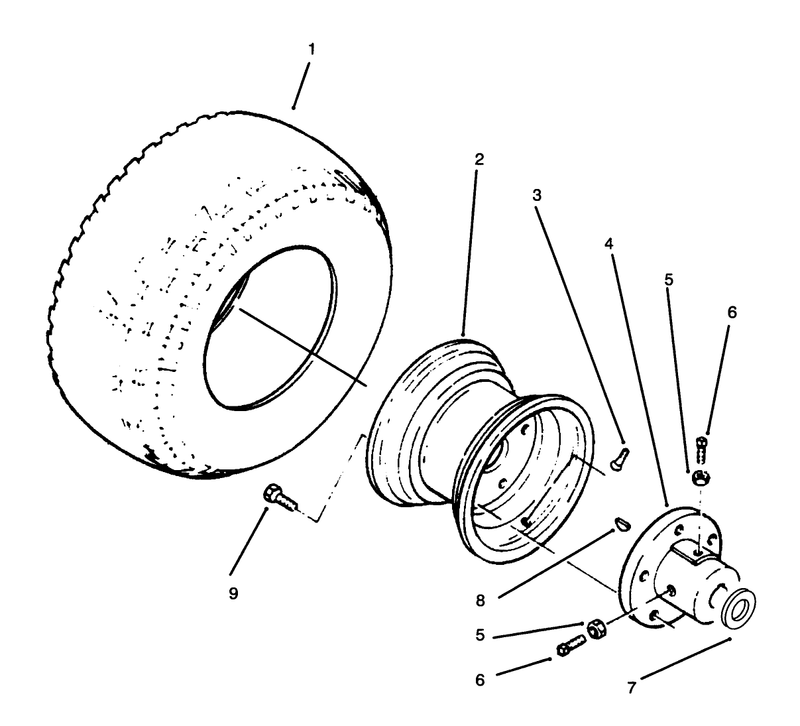 Rear Wheels And Tires