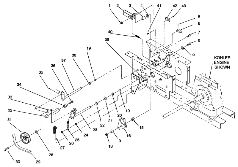 Hydro Drive Parking Brake