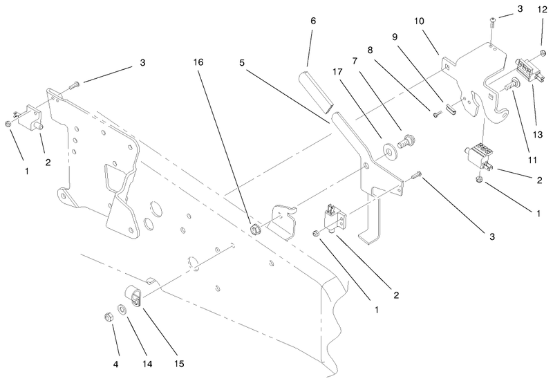 Upper Parking Brake Assembly