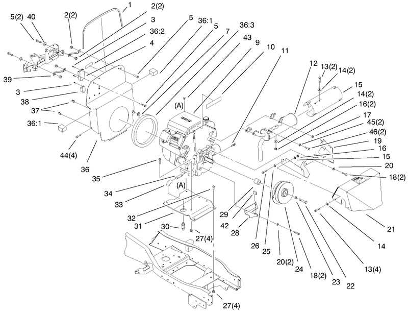 Air Cooled Engine Assembly