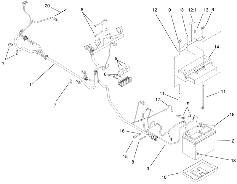 Electrical Assembly models 73540 and 73541 Only