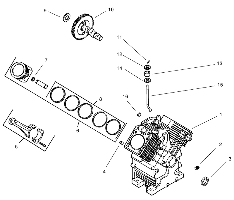 Grouup 2 Crankcase model 73471 Only