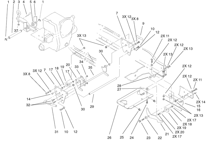 Attach A Matic and Hitch Assembly