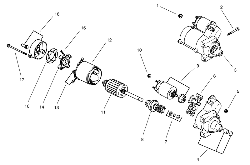 Group 7 Starting System model 73542 and 73570