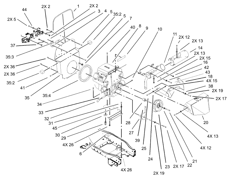 Air Cooled Engine Assembly