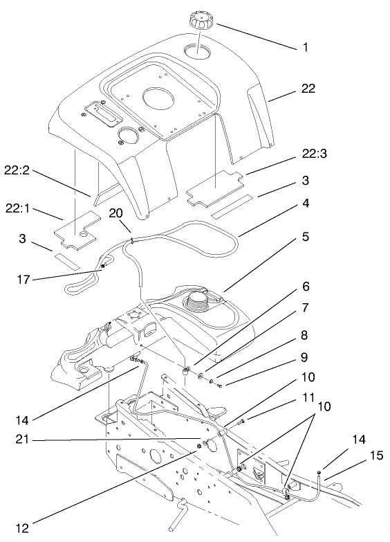 Fender And Fuel System Assembly