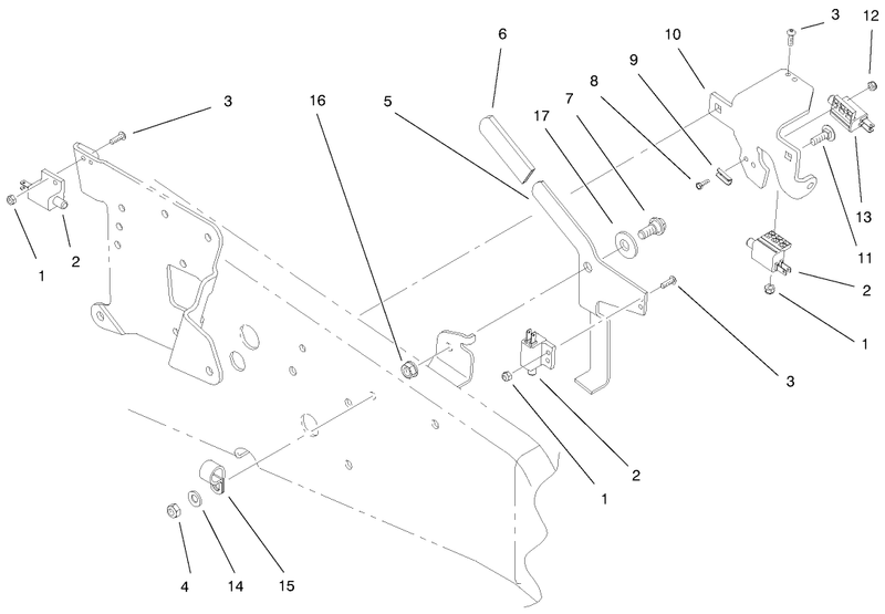 Upper Parking Brake Assembly