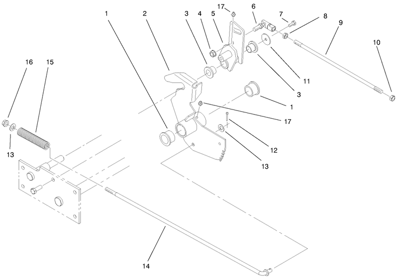 Lower Parking Brake Assembly