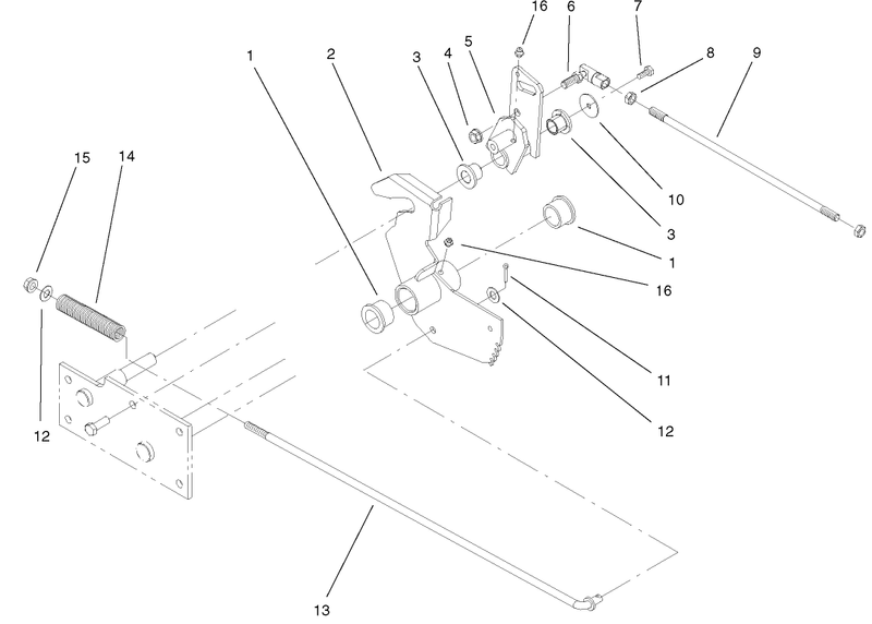 Parking Brake Lower Assembly