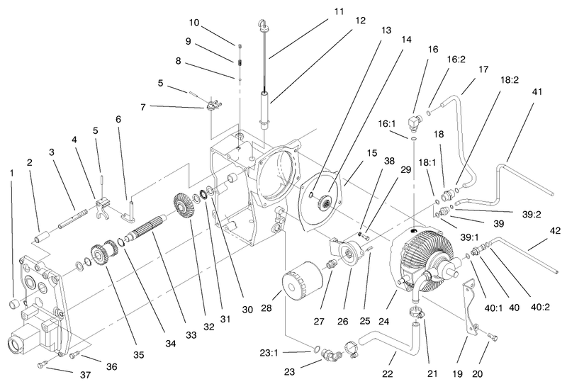 Hydro Trans Axle Assembly continued