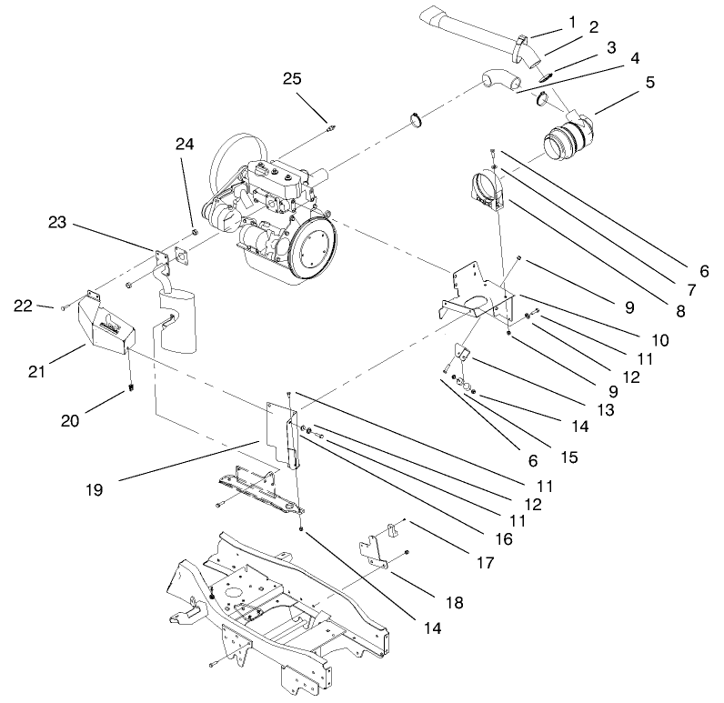 Liquid Cooled Diesel Engine Assembly continued