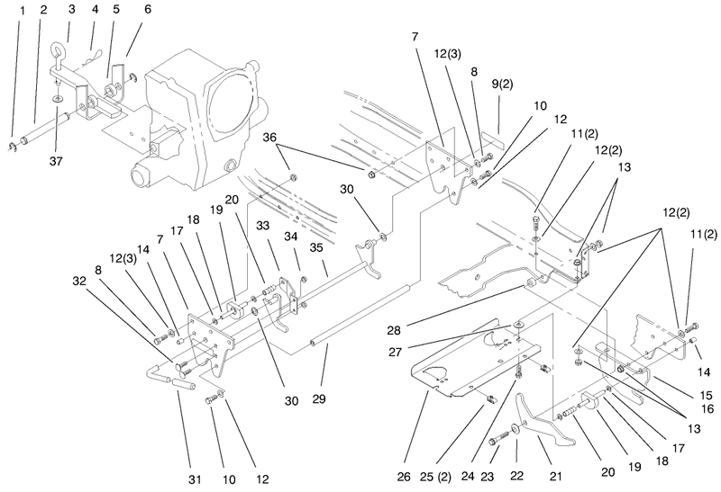 Attach A Matic And Hitch Assembly
