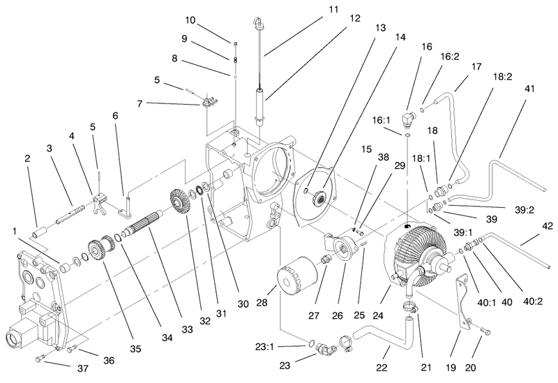 Hydro Trans Axle Assembly continued