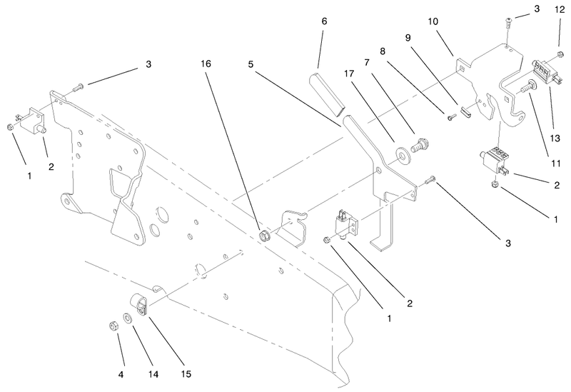 Upper Parking Brake Assembly