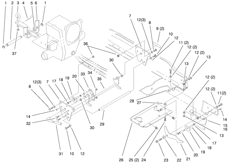 Attach A Matic and Hitch Assembly