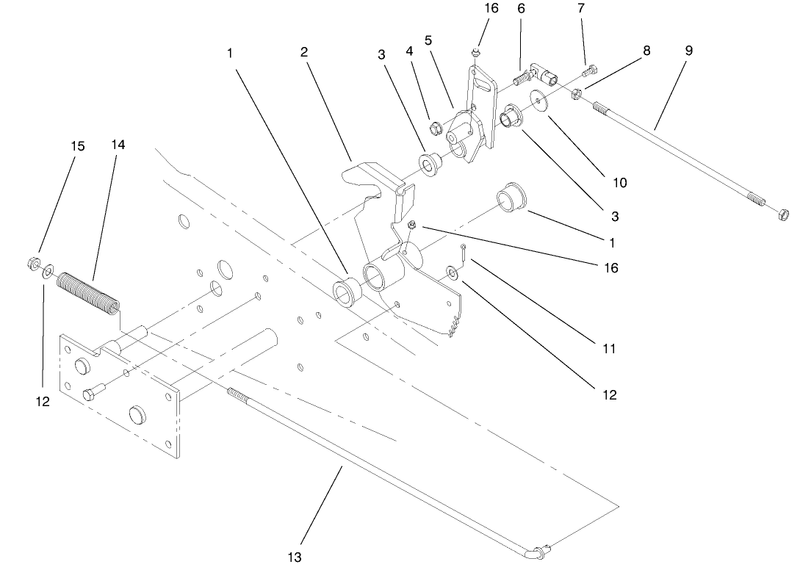 Lower Parking Brake Assembly