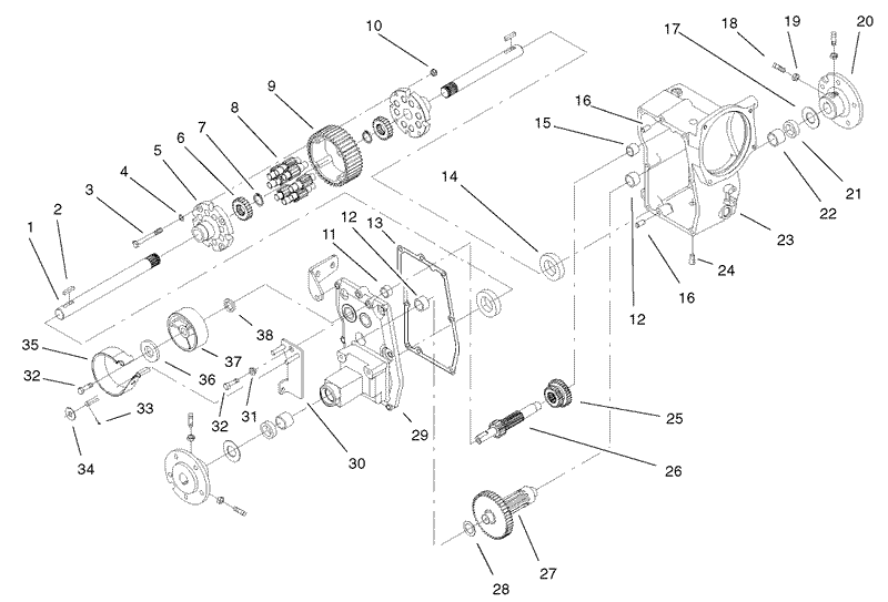 Hydro Transaxle Assembly