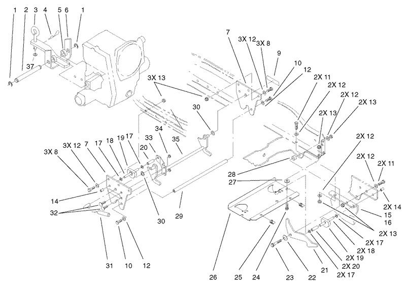 Attach A Matic and Hitch Assembly