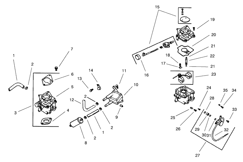 Fuel System Assembly Kohler CH22S 66545