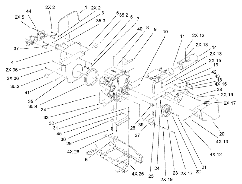 Air Cooled Engine Assembly