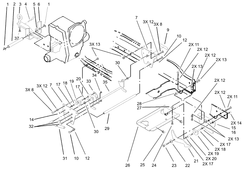 Attach A Matic and Hitch Assembly