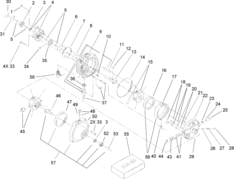 Hydro Transmission Assembly No 94 2003