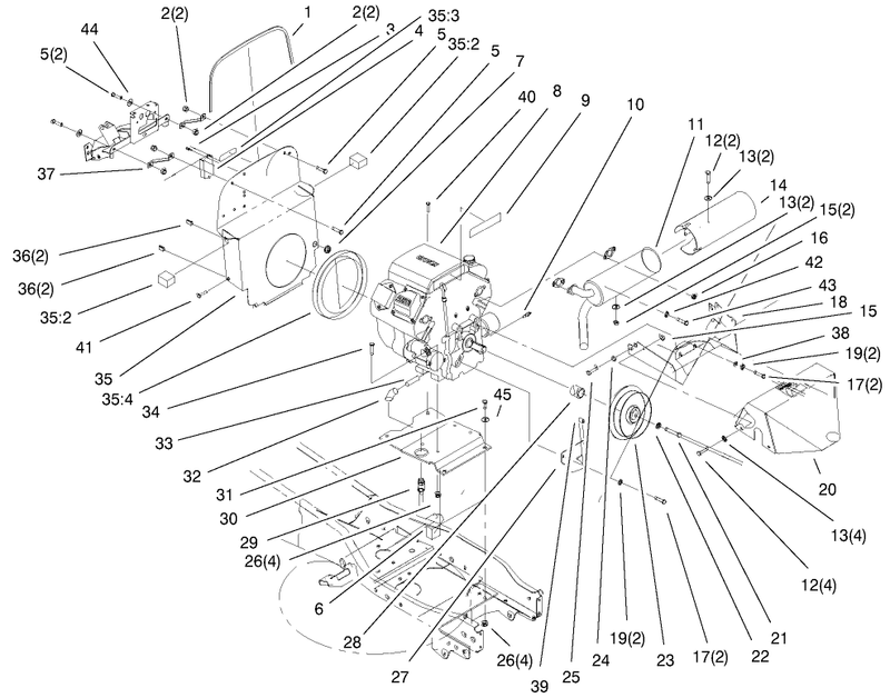 Air Cooled Engine Assembly