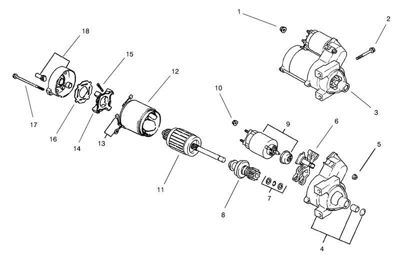 Group 7 Starting System model 73471 Only