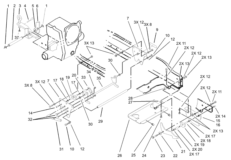 Attach A Matic and Hitch Assembly