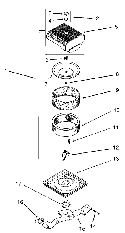 Group 10 Air IntakeFiltration Assembly