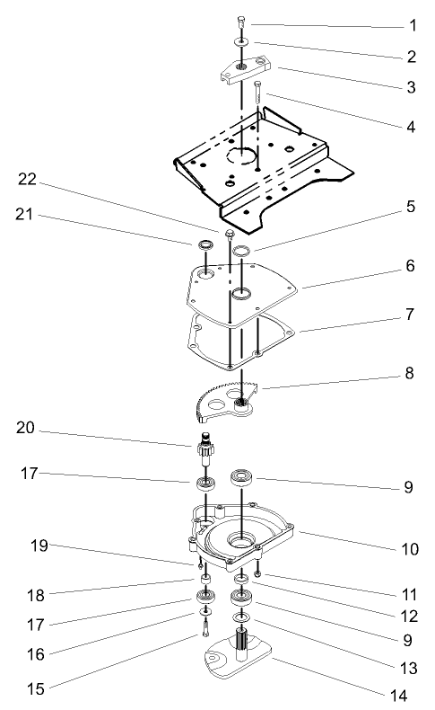 Lower Manual Steering Assembly