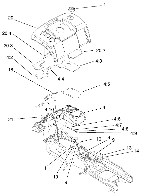 Fender and Fuel System Assembly