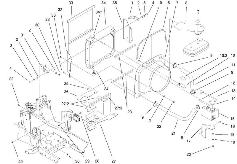 Liquid Cooled Gas Engine Assembly cont