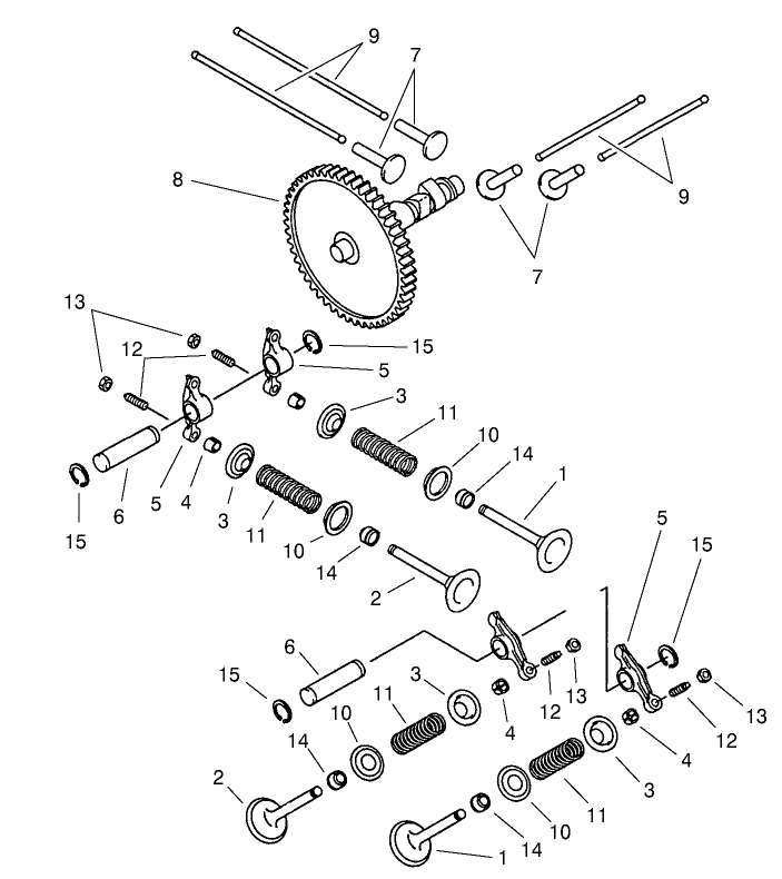 Valvecamshaft Assembly