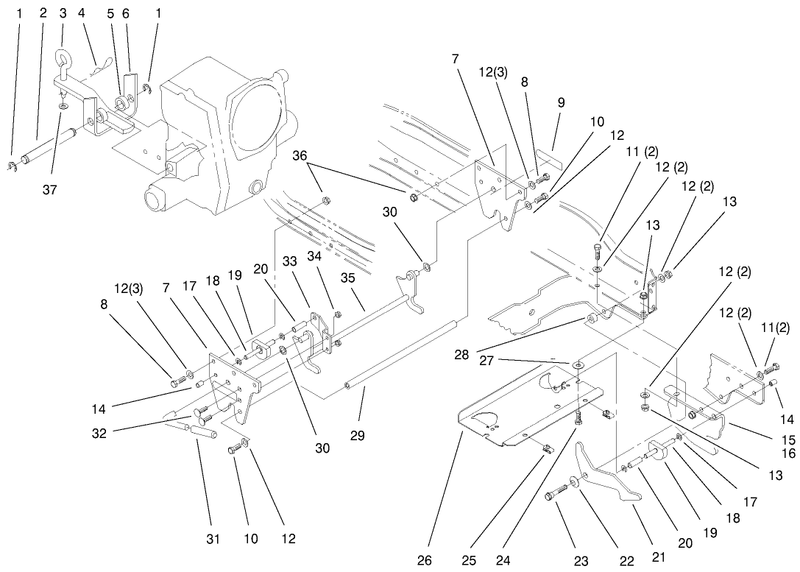 Attach A Matic and Hitch Assembly