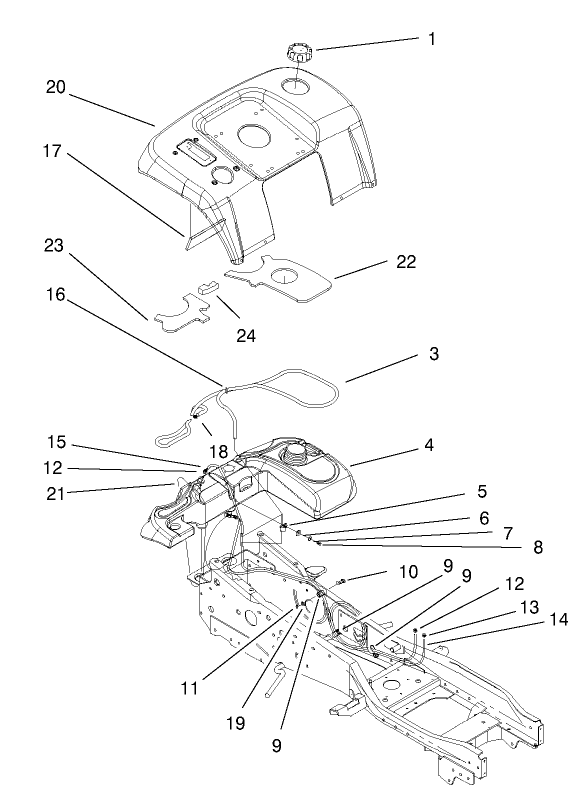 Fender and Fuel System Assembly