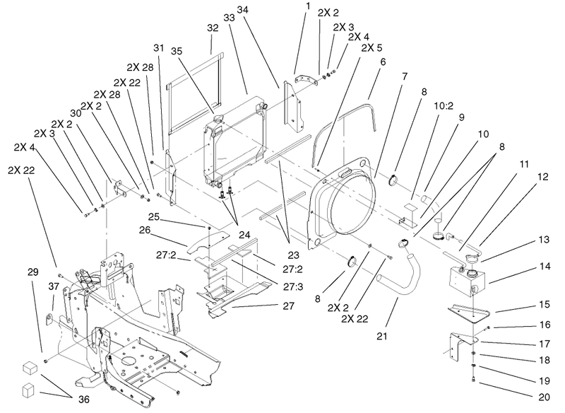 Liquid Cooled Diesel Engine Assembly cont